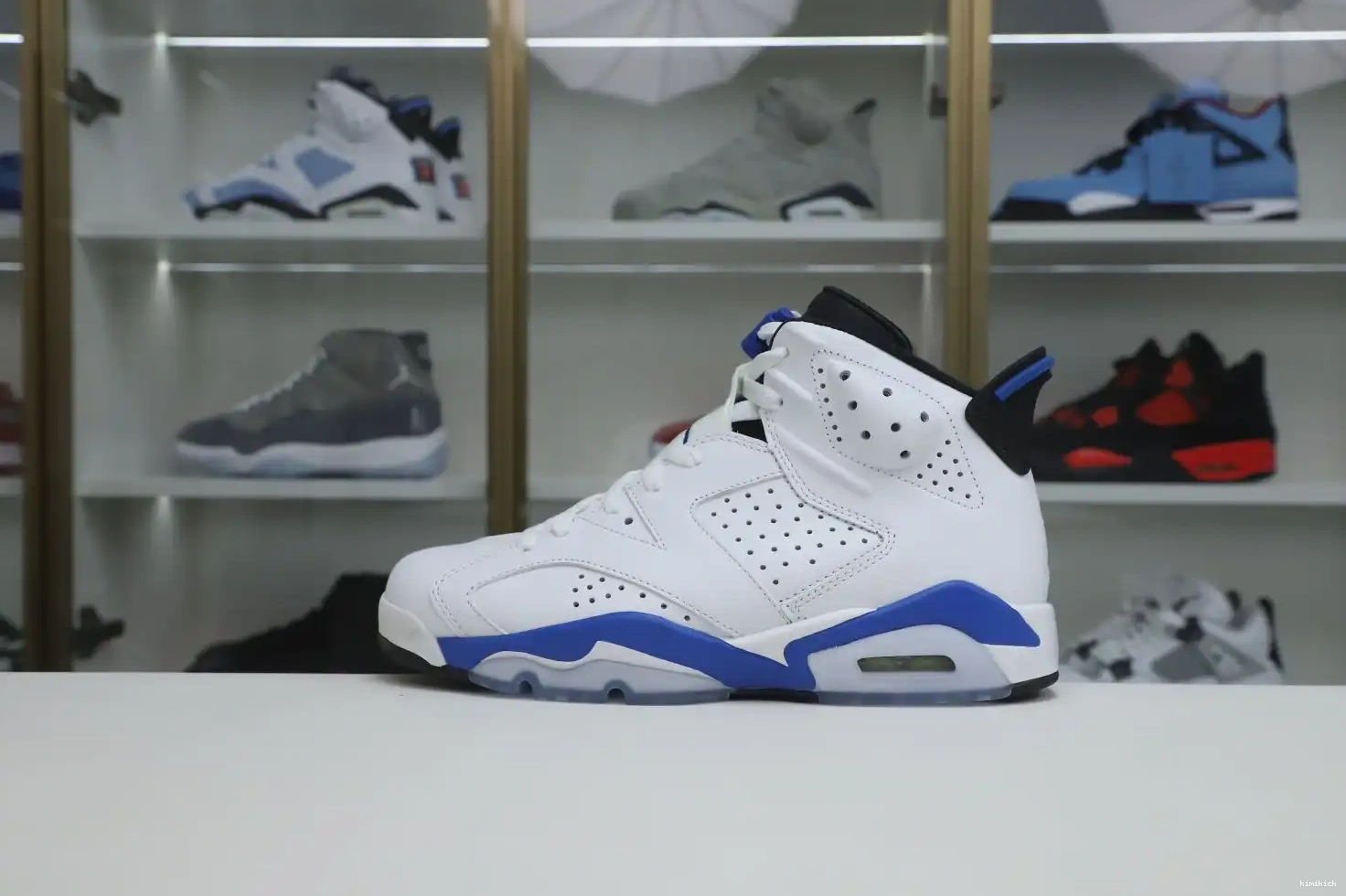 JORDAN RETRO AIR 6 SPORT BLUE Kimikick 0502